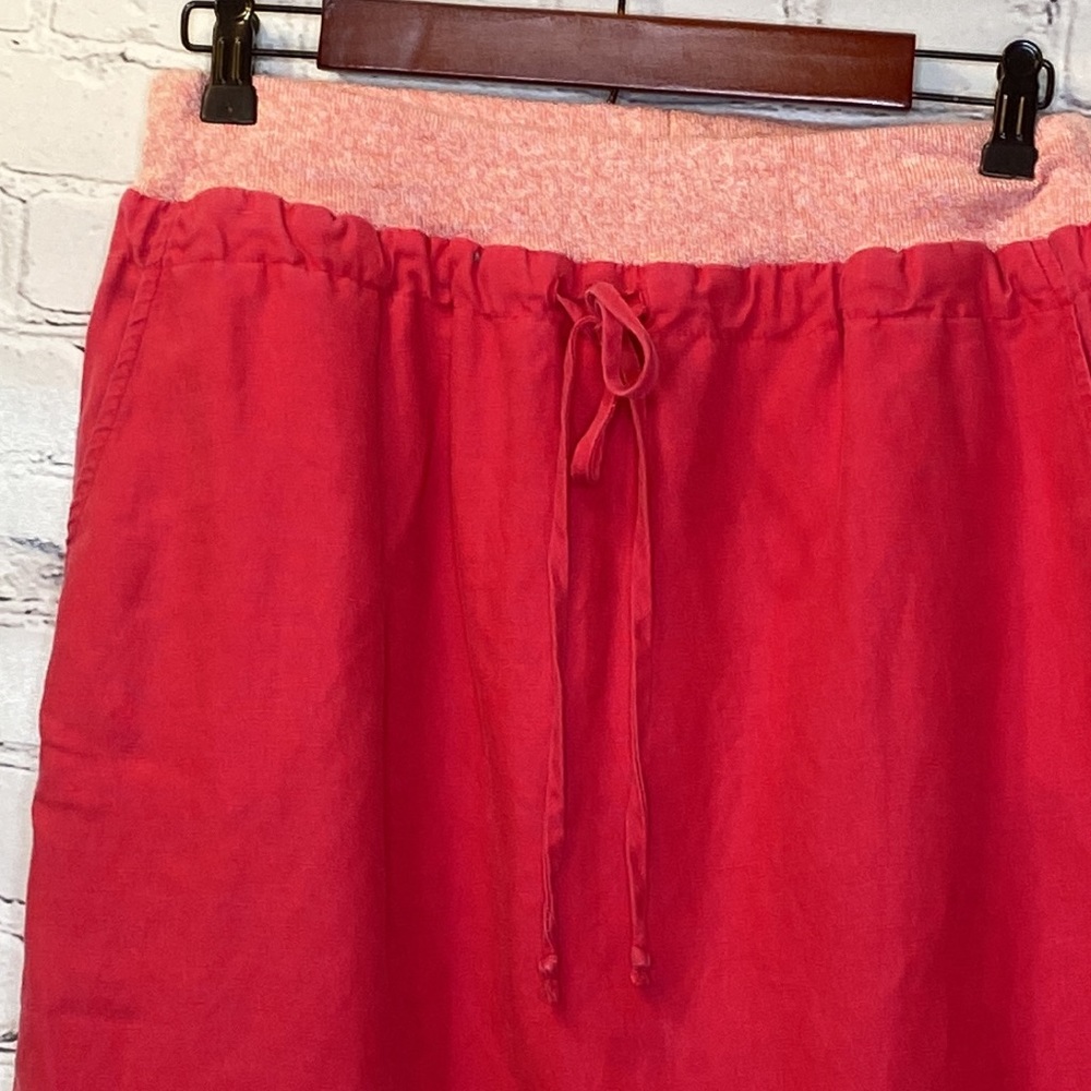 Anthropologie Daughters Of The Liberation Pink 100% Cotton Skirt Size 8 - Picture 4 of 10
